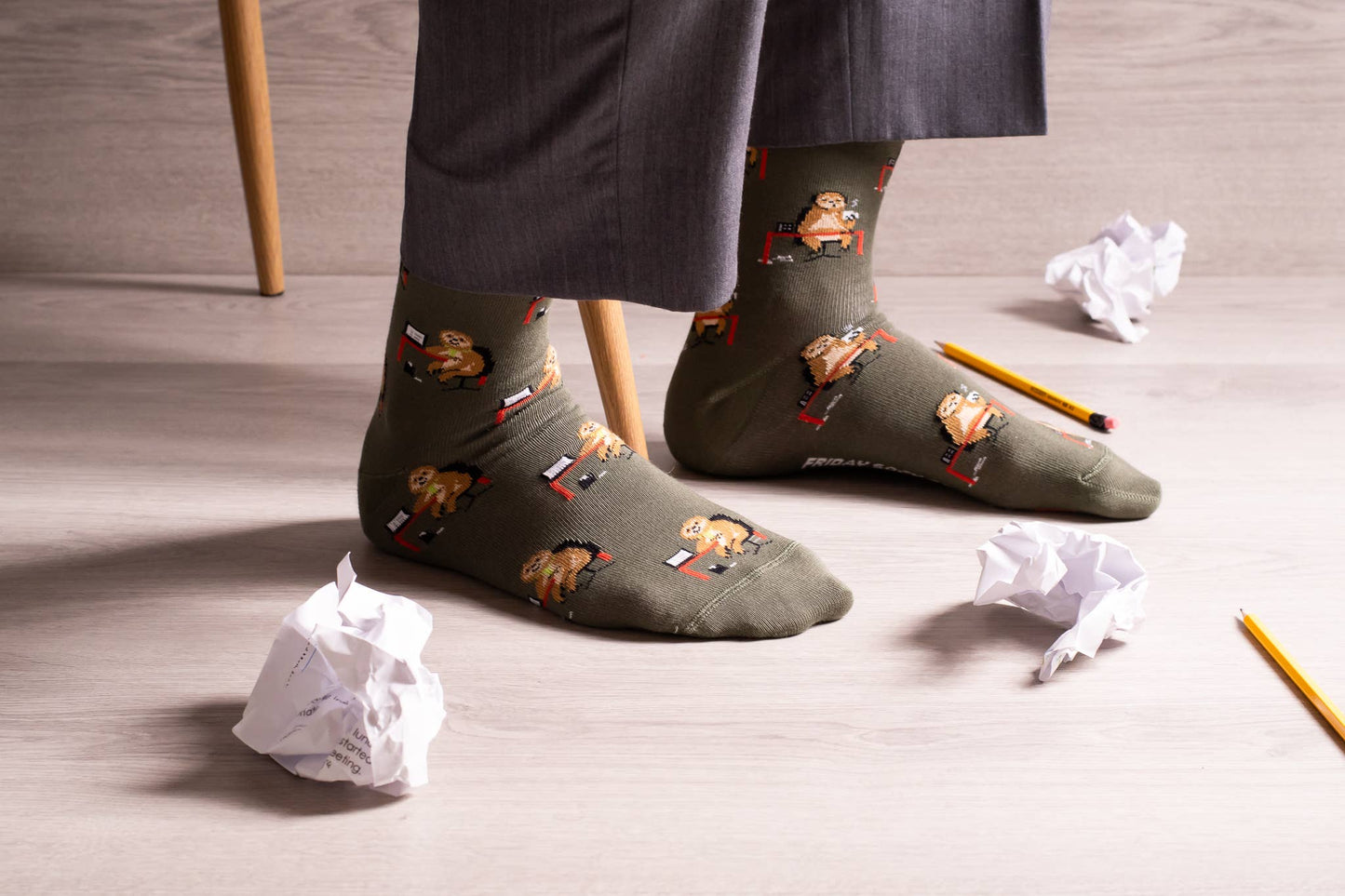 Working Sloth Socks