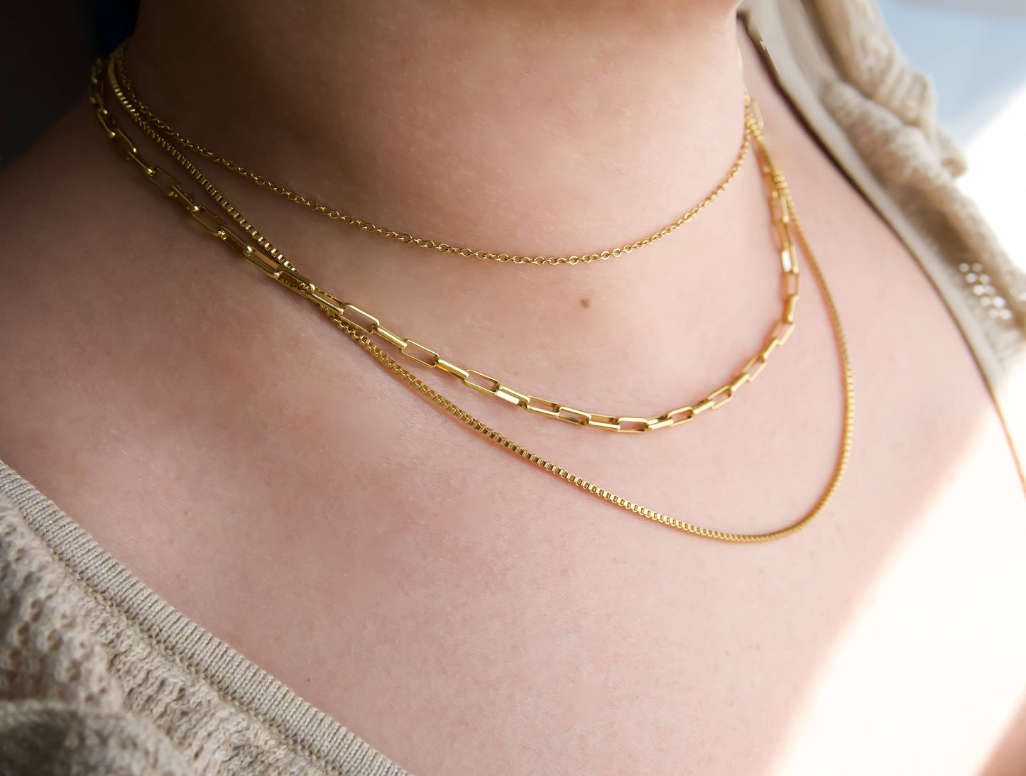 Waterproof Layered Necklace