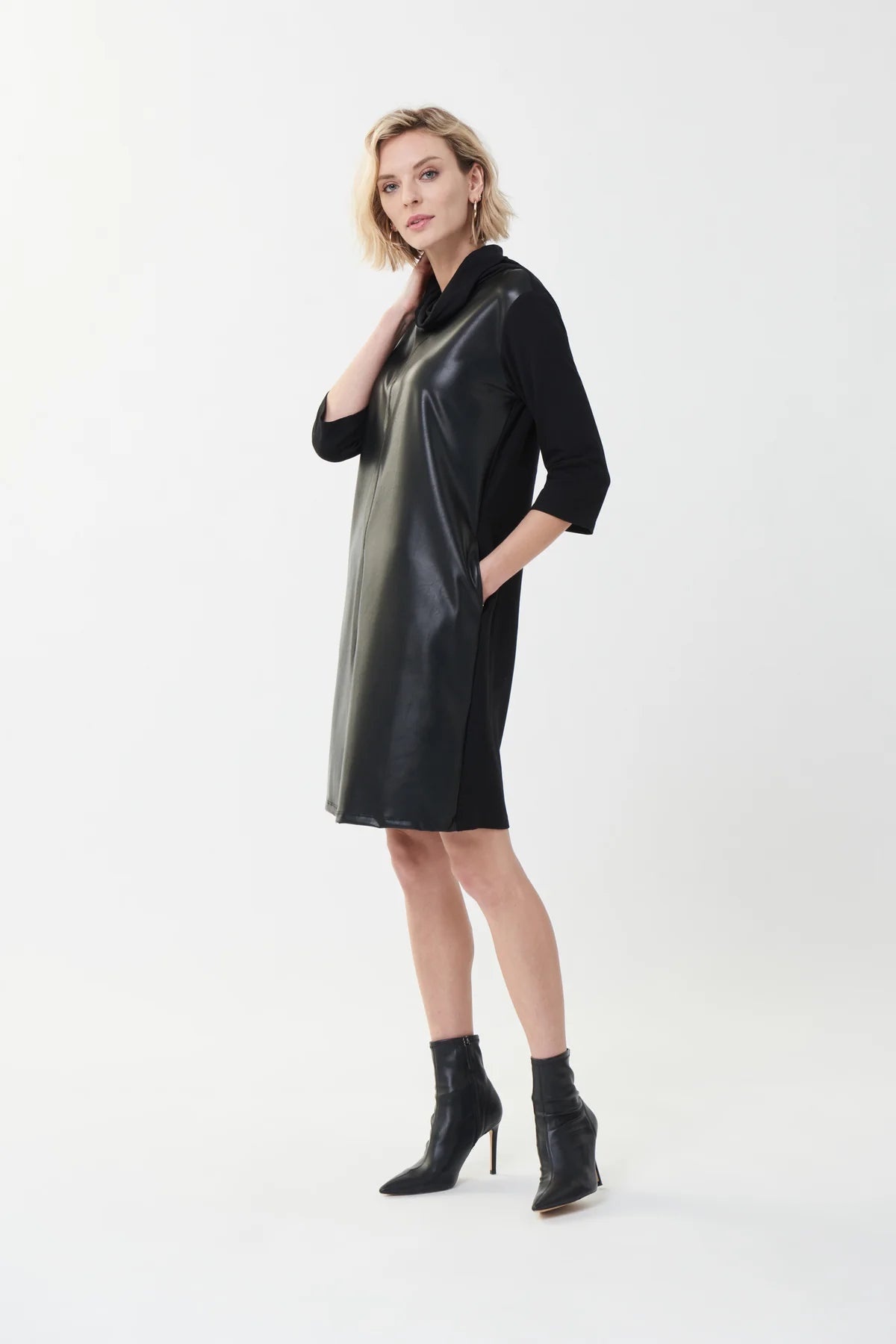 Georgia Leatherette Dress