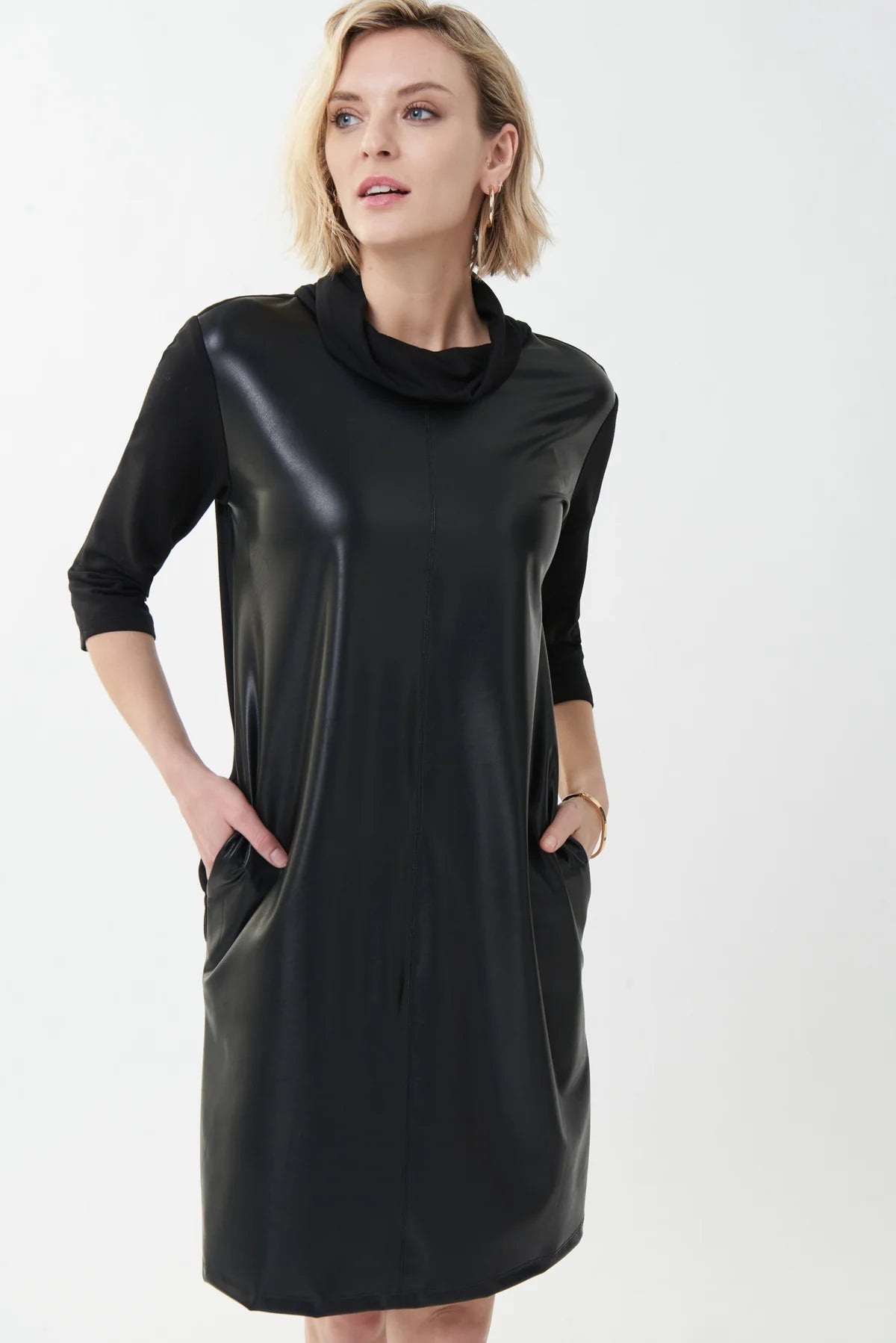 Georgia Leatherette Dress