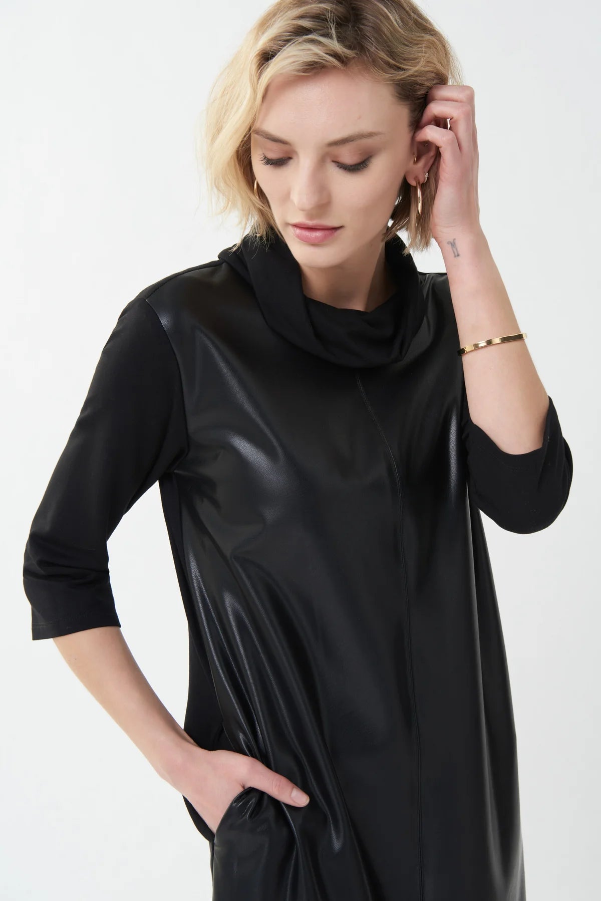 Georgia Leatherette Dress