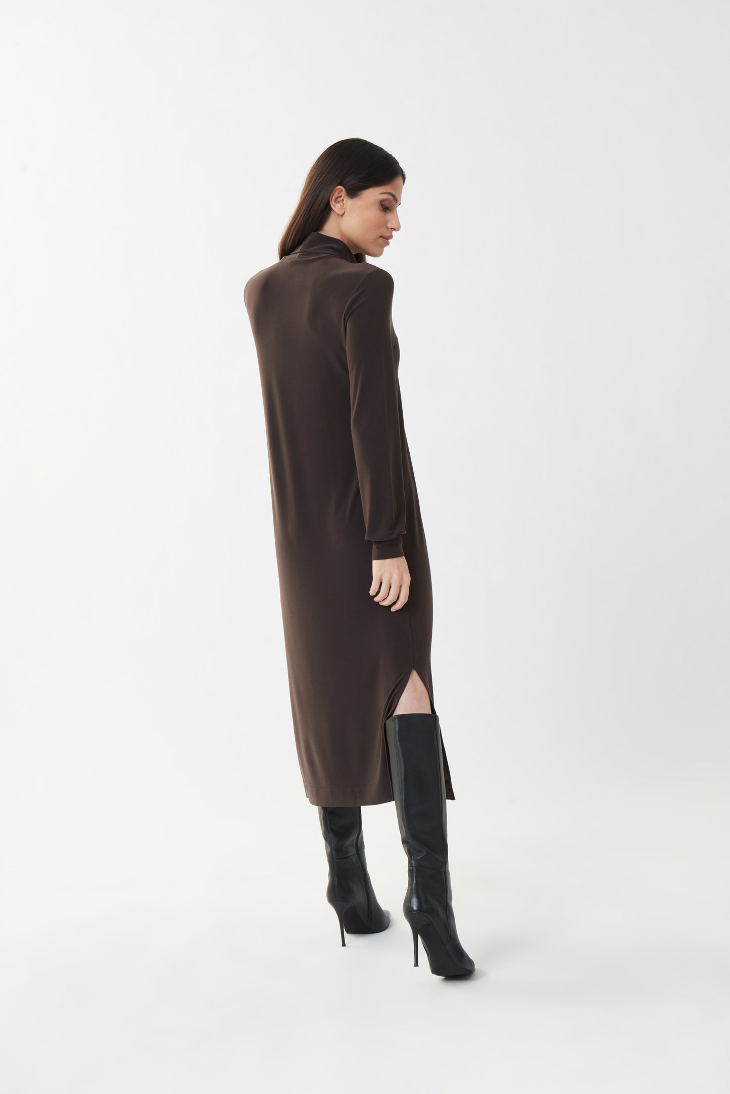 Mocha Long Sleeve Dress