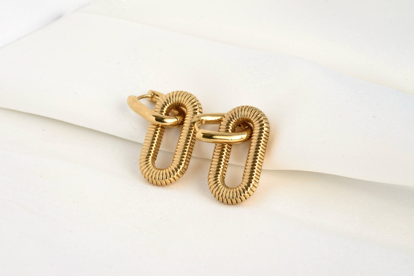 Marigold Double Hoops