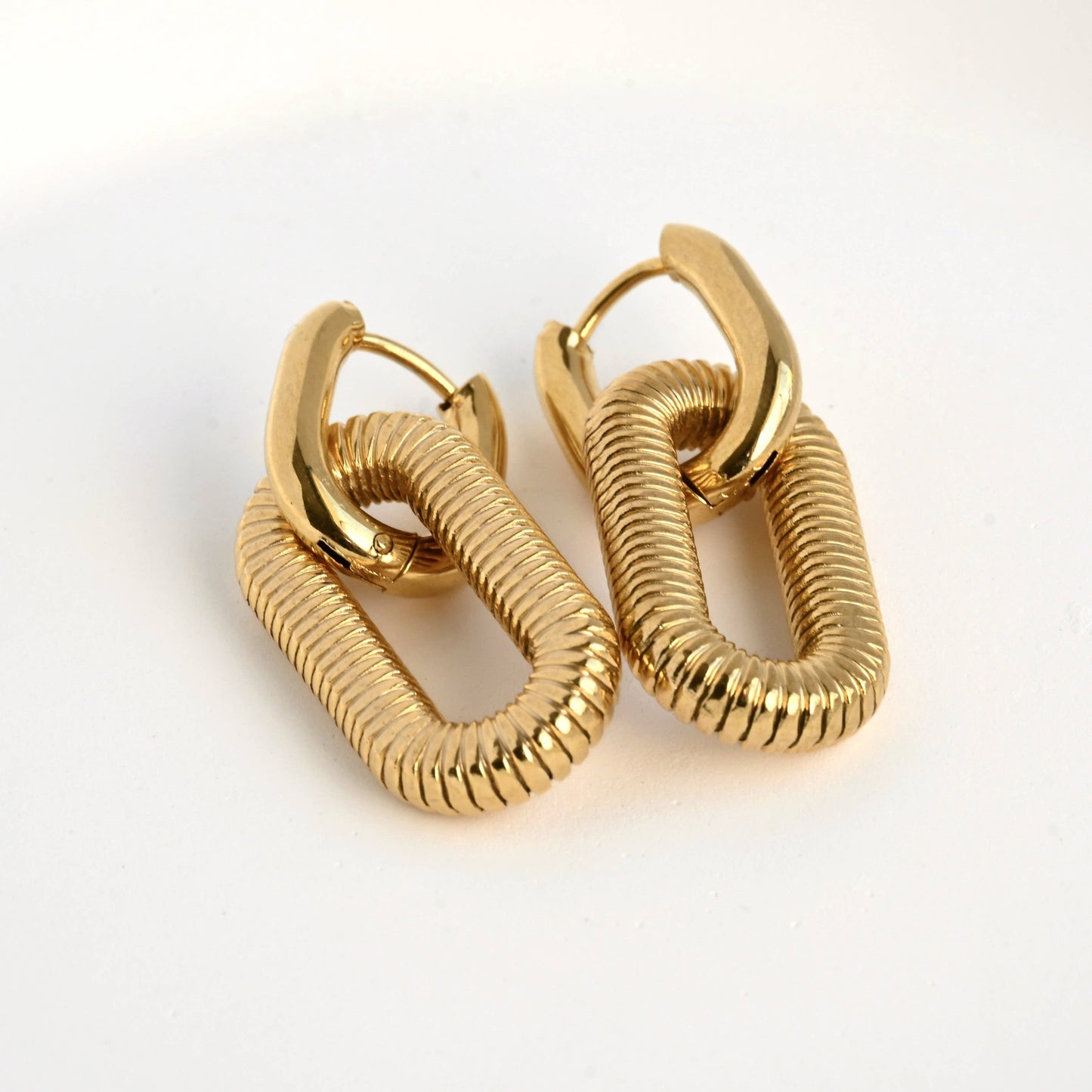 Marigold Double Hoops