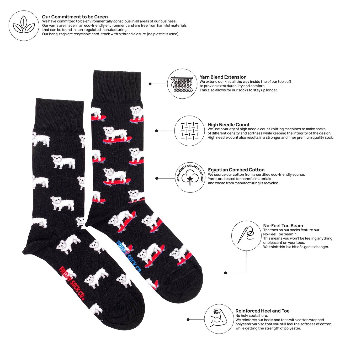 Bulldog Socks
