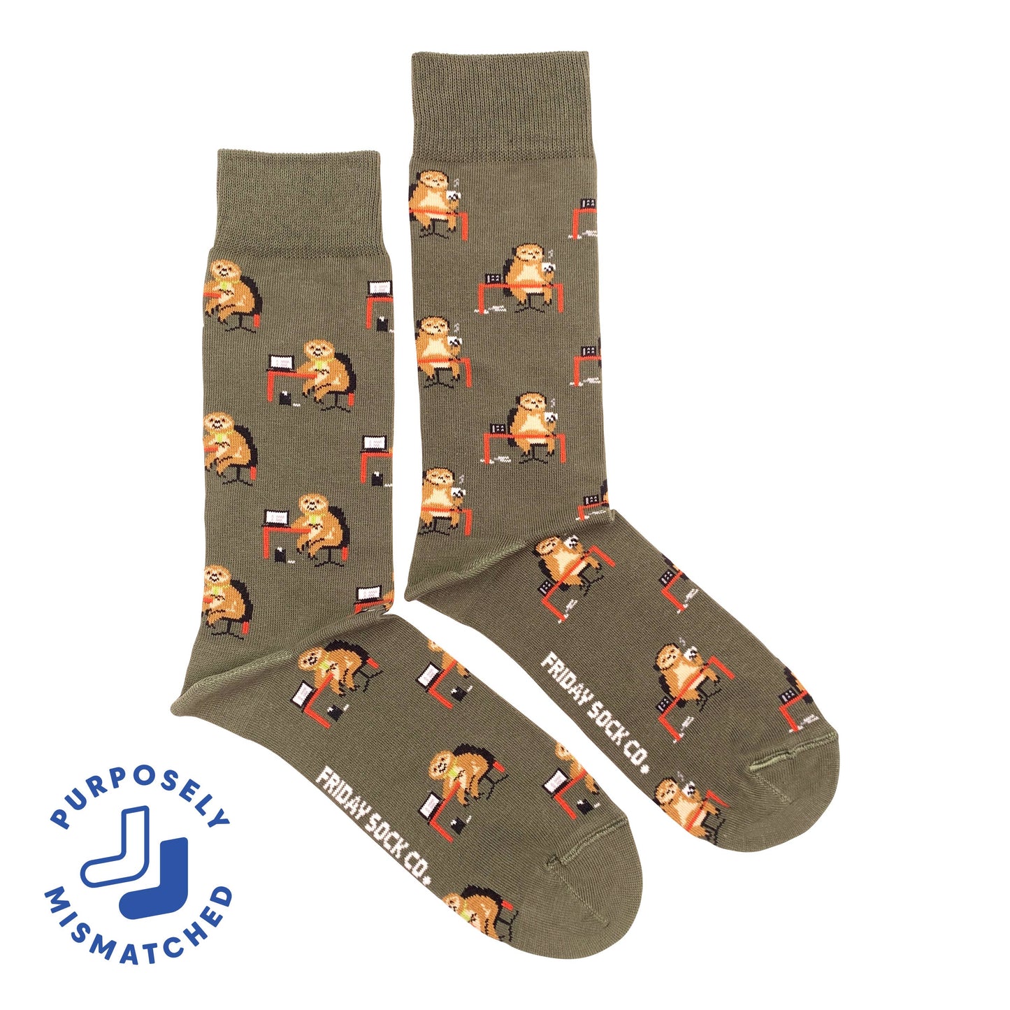 Working Sloth Socks