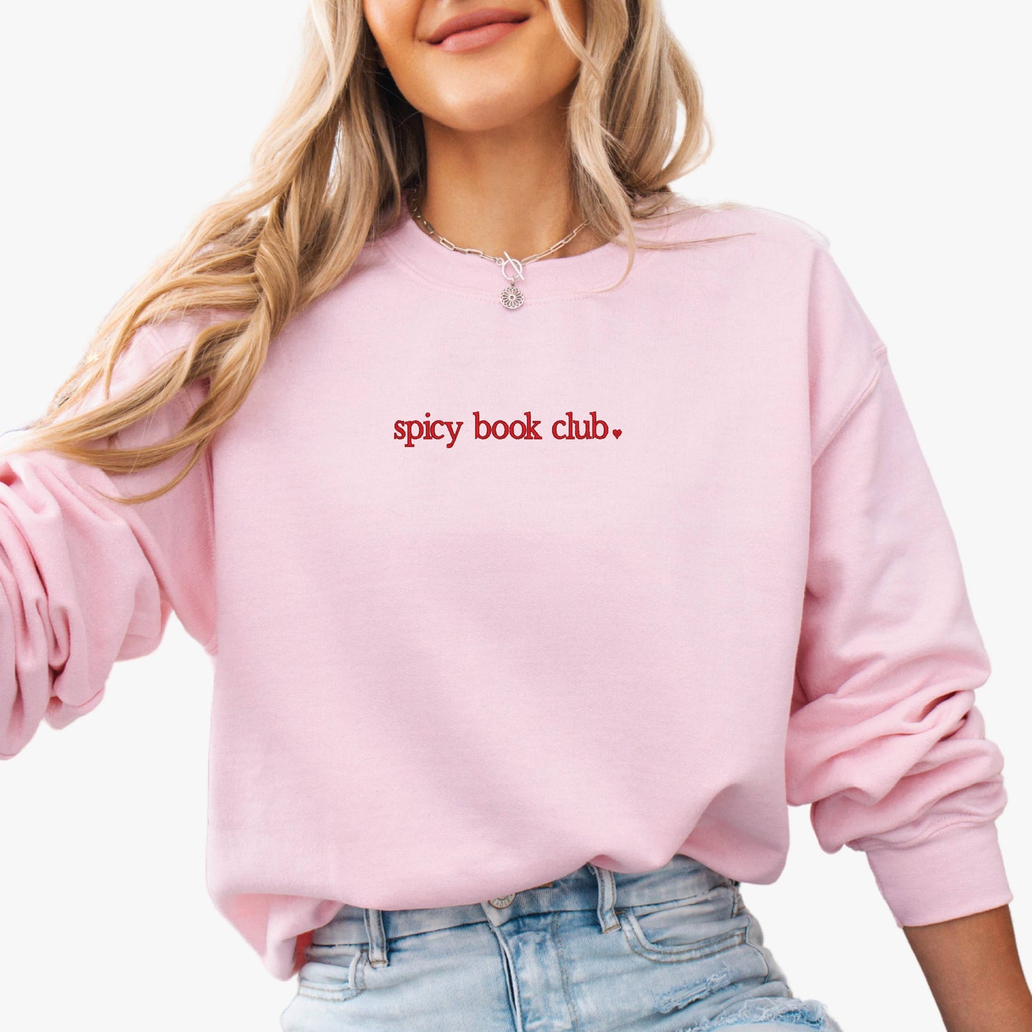 Spicy Book Club Embroidered Sweatshirt