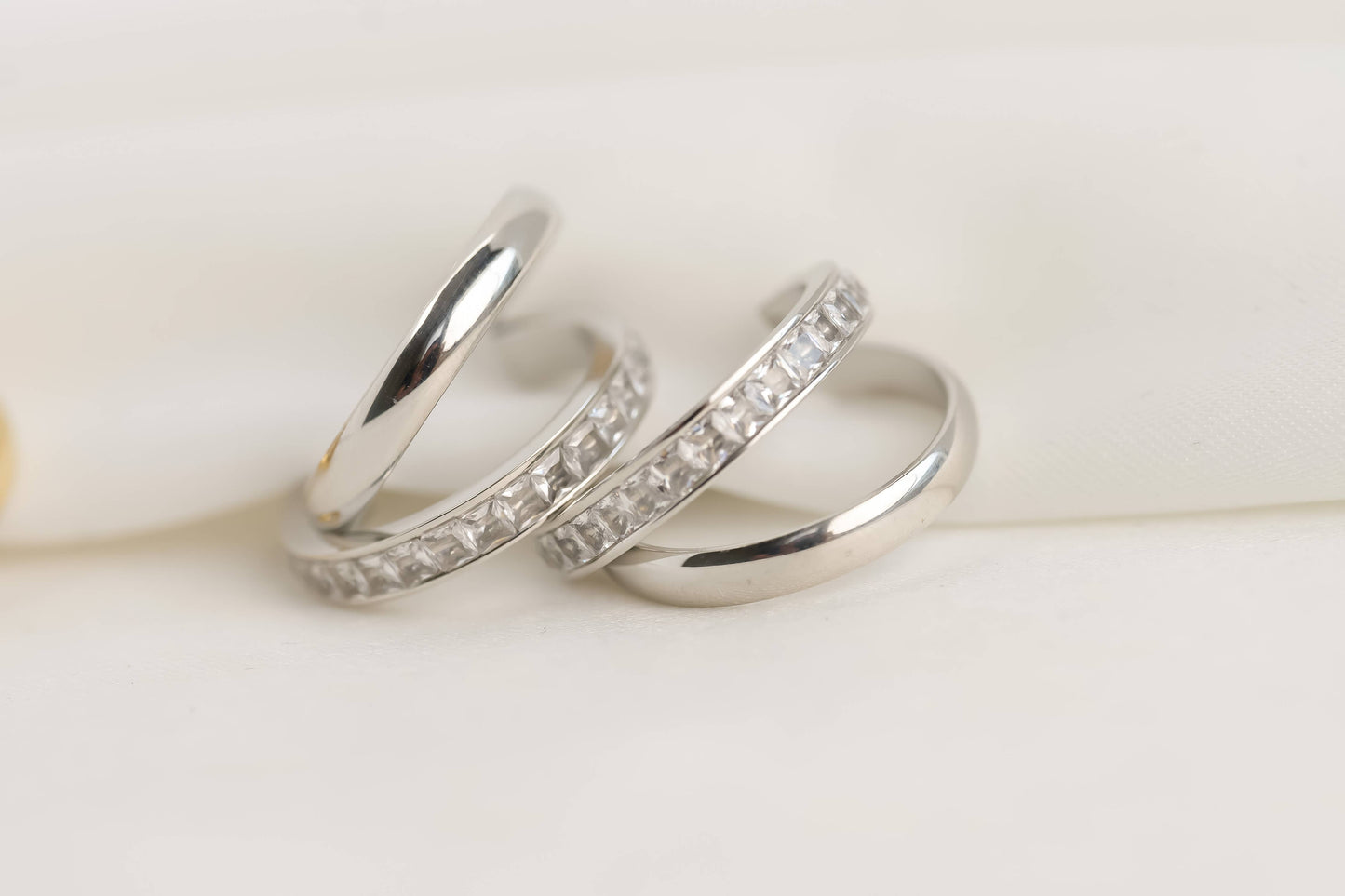 Gemini Double Hoop Earrings