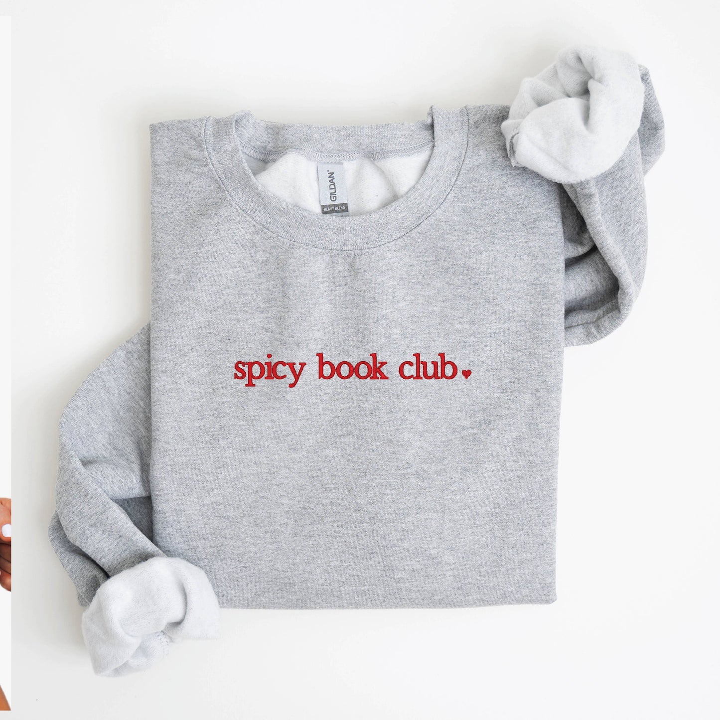 Spicy Book Club Embroidered Sweatshirt