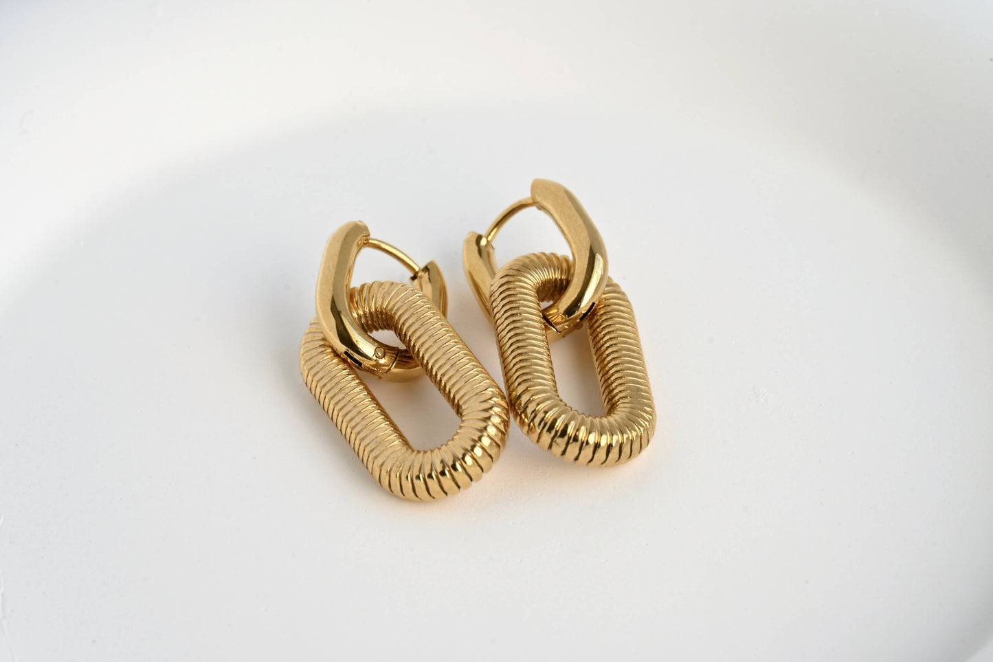 Marigold Double Hoops