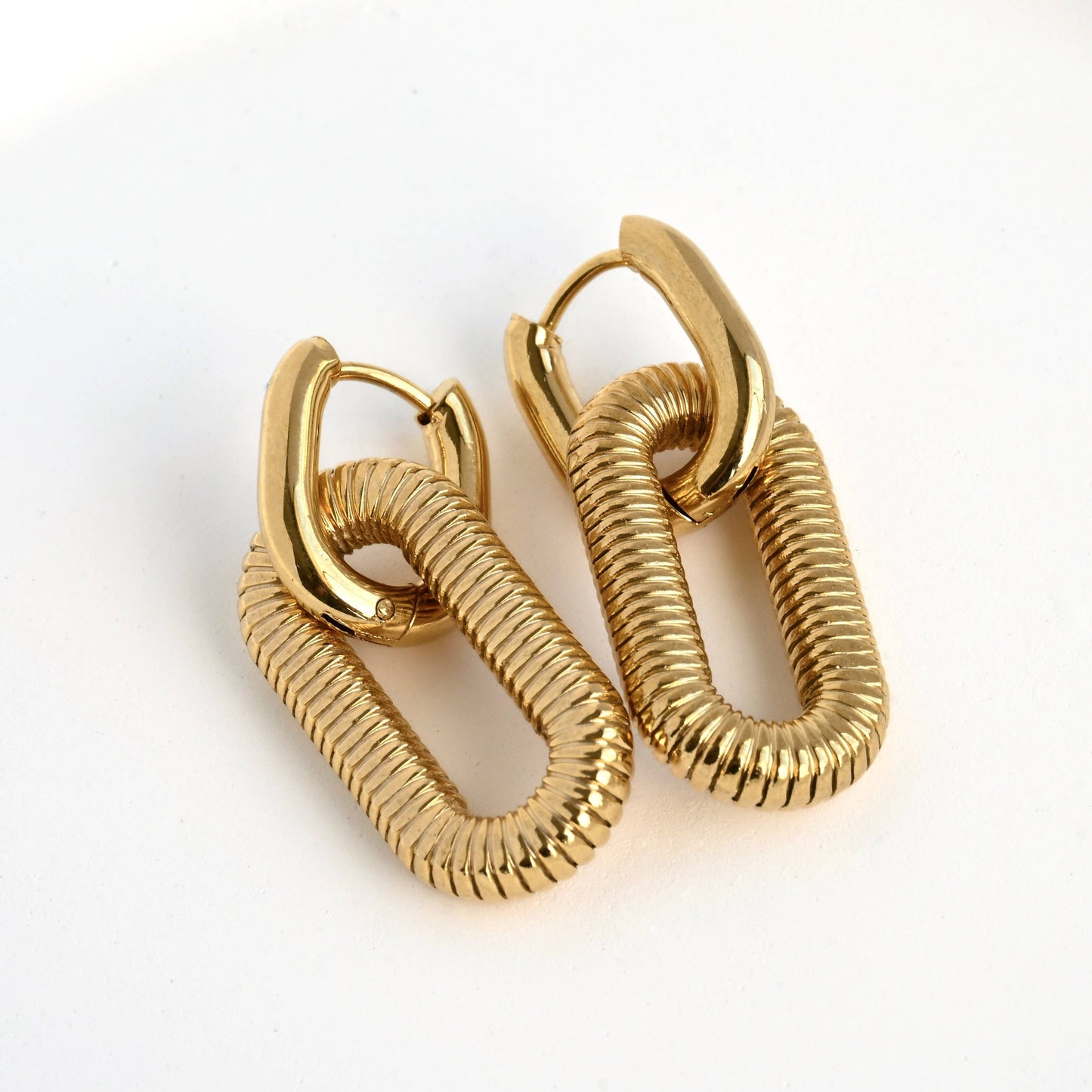 Marigold Double Hoops
