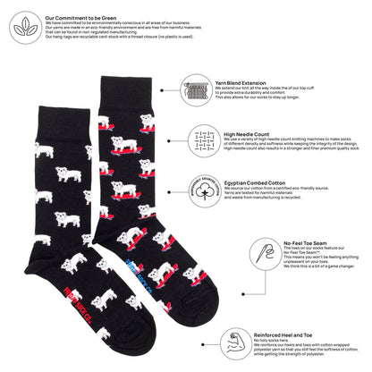 Bulldog Socks