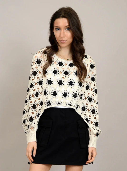 Lennon Crochet Top